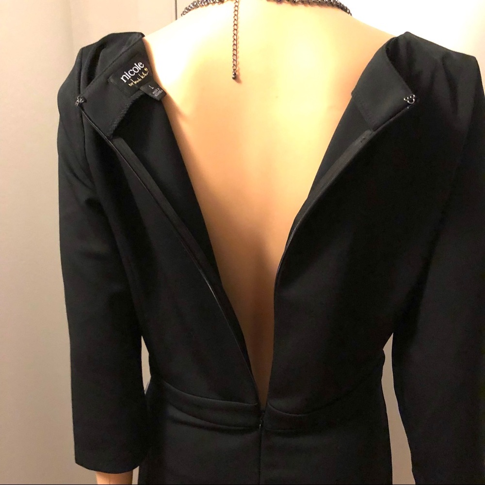 Nicole by Nicole Miller ponte dress size large - Picture 4 of 6